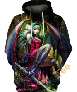 Evelyn The Succubus Hoodie 3D