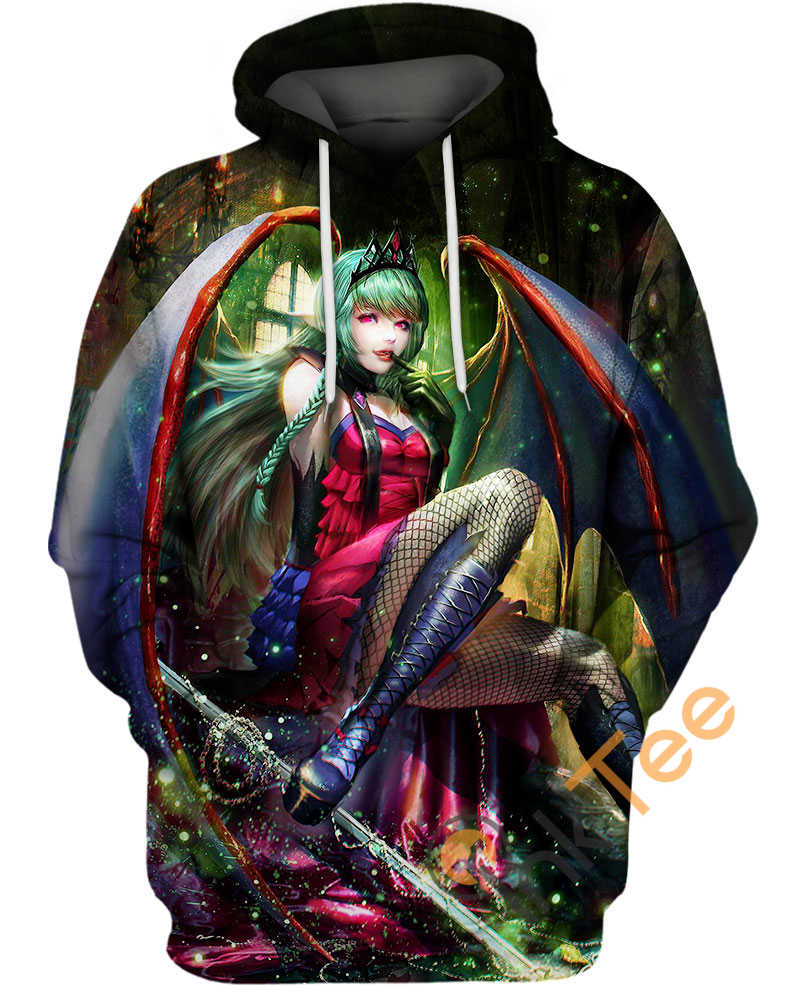 Evelyn The Succubus Hoodie 3D