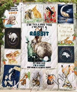 Even The Smallest One Can Change The World Rabbit Quilt Blanket Bedding Set