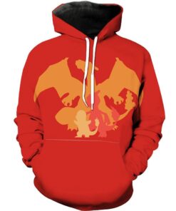 Evolution Of Charmander To Charizard Pokemons Hoodie 3D