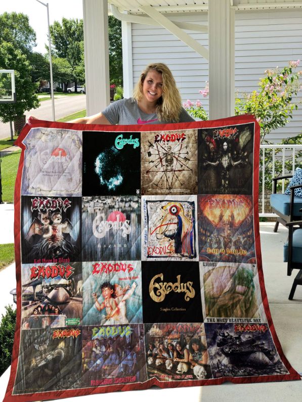 Exodus Albums Quilt Blanket Bedding Set for Home Décor