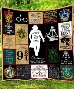 Expecto Patronum Harry Potter Quilt Blanket Bedding Set