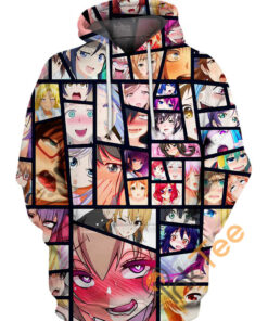 Expressive Faces Ahegao Hoodie 3D