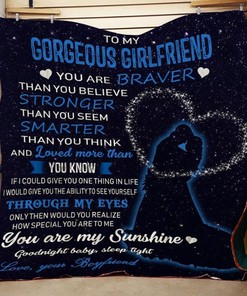 Family -To My Gorgeous Girlfriend Quilt Blanket Bedding Set