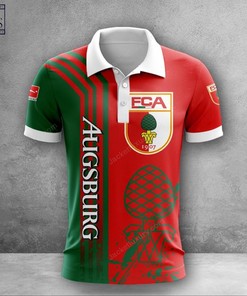FC Augsburg 3D Bundesliga Polo Shirt