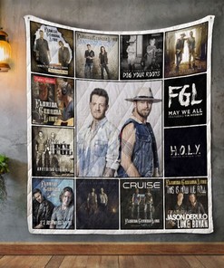 FGL Florida Georgia Line Album Quilt Blanket Bedding Set