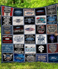 F-O-R-D-2 Quilt Blanket Bedding Set for Ford Lovers