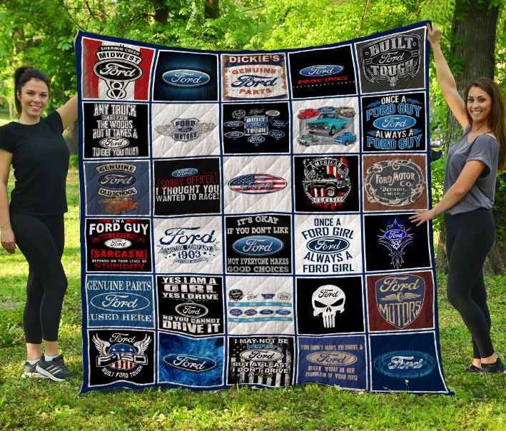 F-O-R-D-2 Quilt Blanket Bedding Set for Ford Lovers
