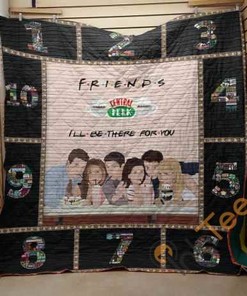 F-R-I-E-N-D Collage Quilt Blanket Bedding Set