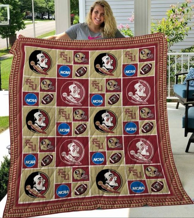FSU Ncaa Florida State Seminoles Collected Quilt Blanket Bedding Set