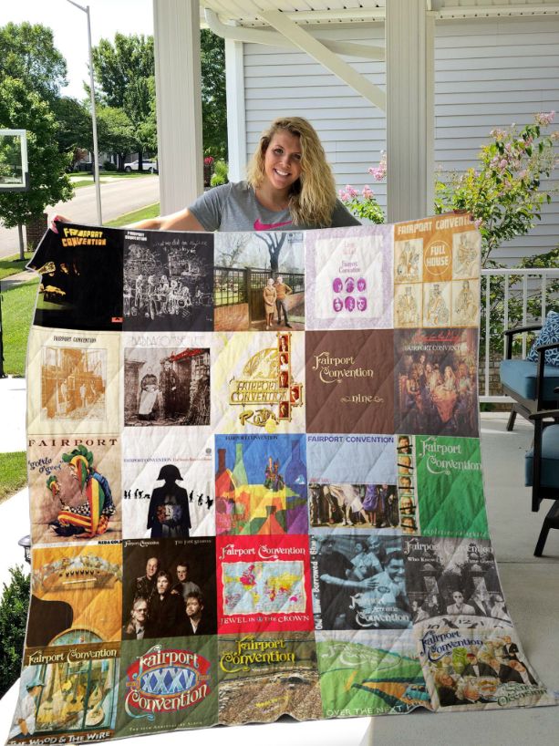 Fairport Convention Quilt Blanket Bedding Set for Home Décor