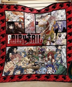 Fairy Tail Anime Manga Quilt Blanket Bedding Set