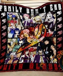 Fairy Tail Family Quilt Blanket Bedding Set