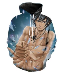 Fairy Tail Gray Anime Gray Character Hoodie 3D