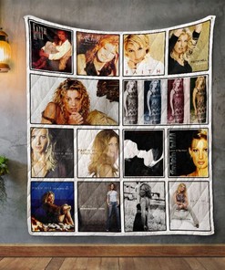 Faith Hill Album Quilt Blanket