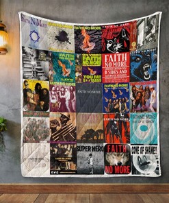 Faith No More Album Covers Retro Quilt Blanket Bedding Set