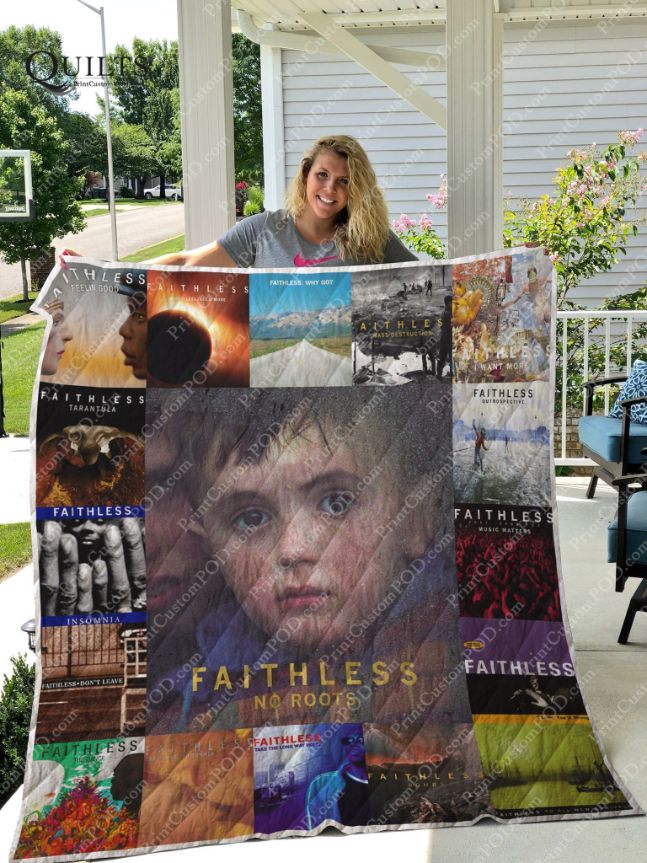 Faithless No Roots Albums For Fans Collection Quilt Blanket Bedding Set
