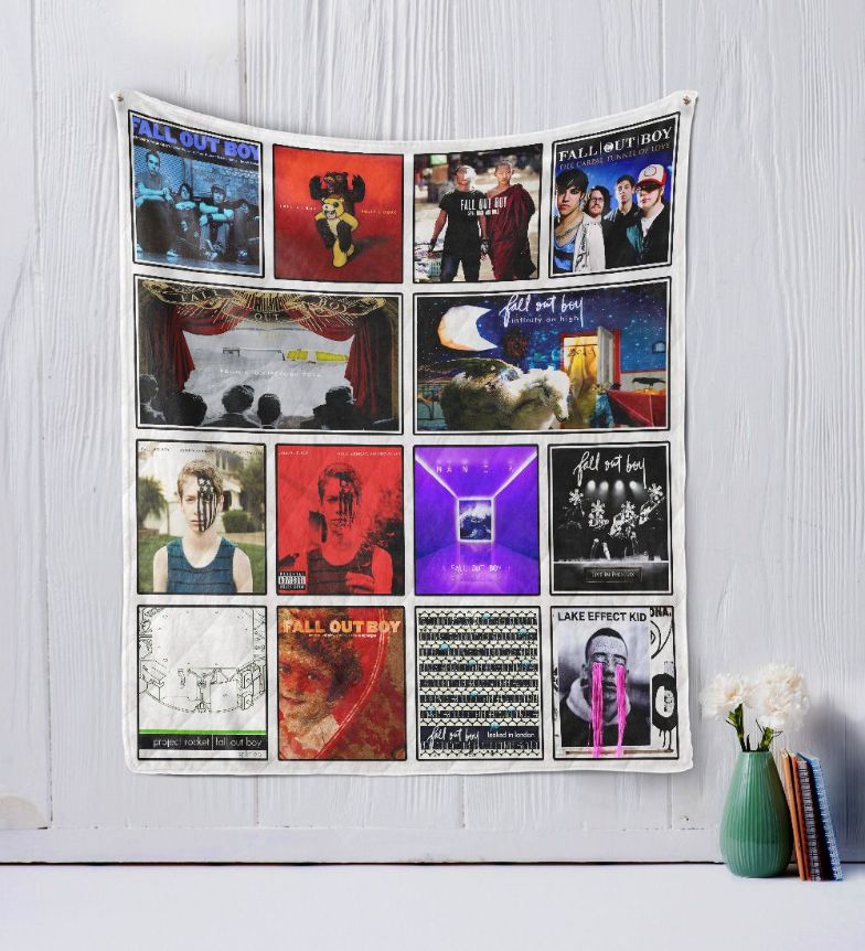 Fall Out Boy Vintage Quilt Blanket Bedding Set