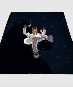 Falling Bojack Horseman Sherpa Fleece Blanket Gifts for Family, for Couple