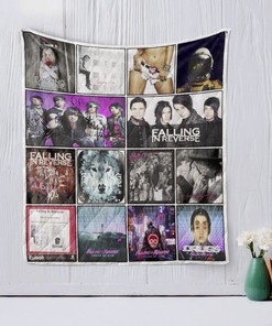 Falling In Reverse Quilt Blanket Bedding Set for Home Décor