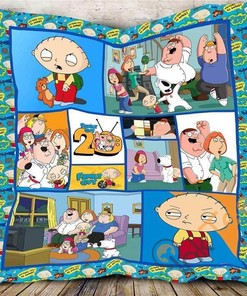 Family Guy Quilt Blanket Bedding Set