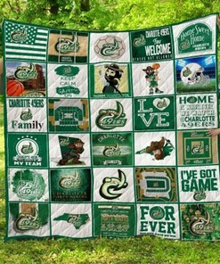 Family Ncaa Charlotte ers Collection Collected Love Quilt Blanket Bedding Set