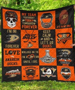 Fan Anaheim Ducks Amazing Gift Idea Quilt