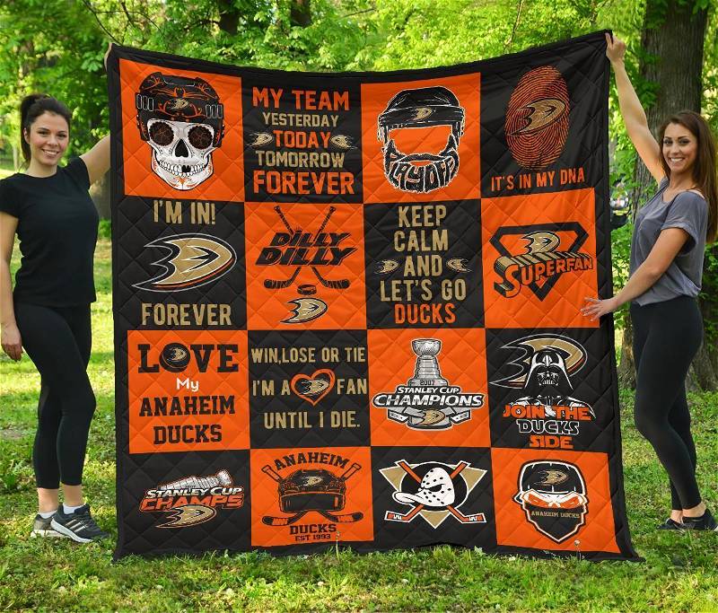Fan Anaheim Ducks Amazing Gift Idea Quilt