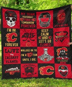 Fan Calgary Flames Amazing Gift Idea Quilt