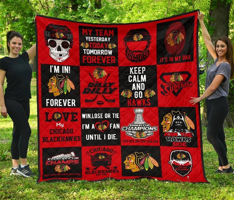 Fan Chicago Blackhawks Amazing Gift Idea Quilt