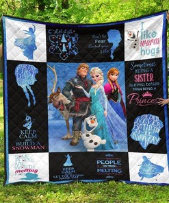Fan Disney Frozen Amazing Gift Idea Quilt