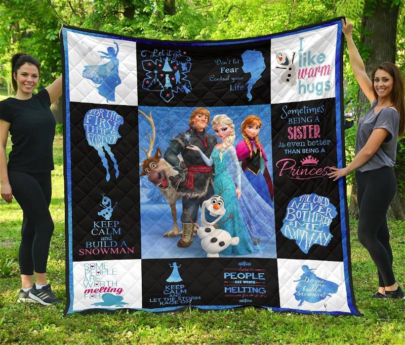 Fan Disney Frozen Amazing Gift Idea Quilt