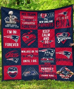 Fan New England Patriots Amazing Gift Quilt