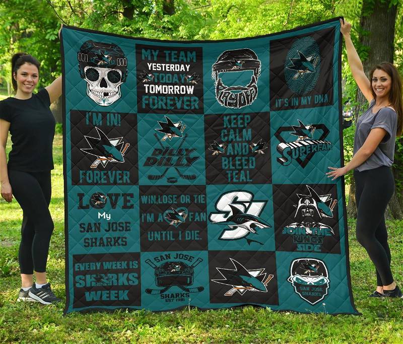Fan San Jose Sharks Amazing Gift Idea Quilt