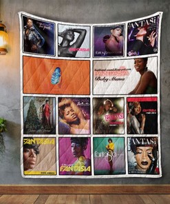 Fantasia Barrino Album Vintage Quilt Blanket Bedding Set