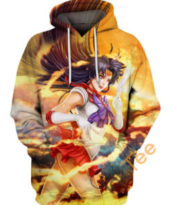 Fantasy Sailor Mars Hoodie 3D