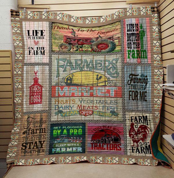 Farm 300 Quilt Blanket Bedding Set for Home Décor