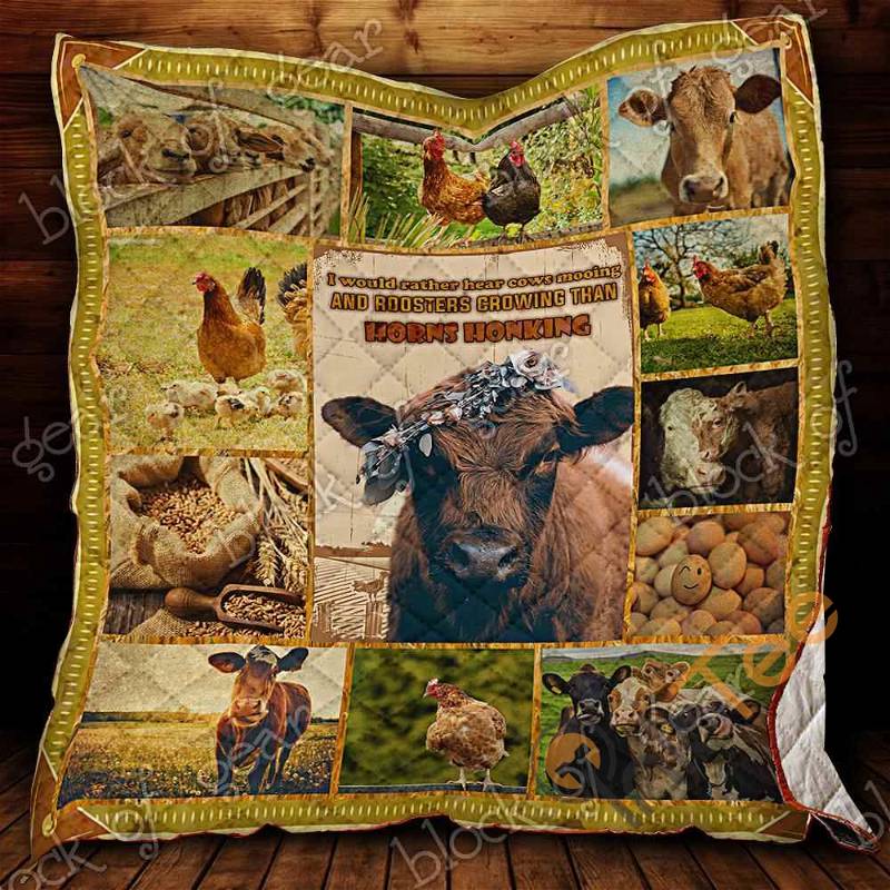 Farm Life Quilt Blanket Bedding Set