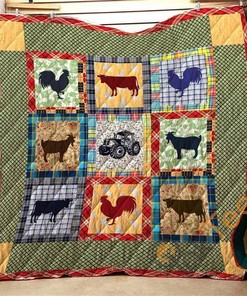Farm Quilt Blanket Bedding Set