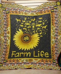 Farm Sunflower Farm Life Sunflower Quilt Blanket Bedding Set
