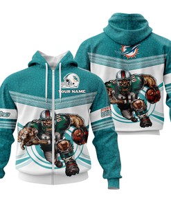 Fathead Mascot Hoodie Miami Dolphins For Fan