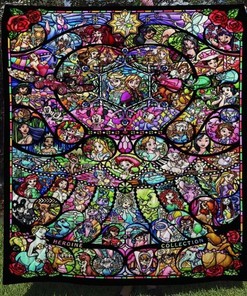 Favorite Disney Characters Quilt Blanket Bedding Set