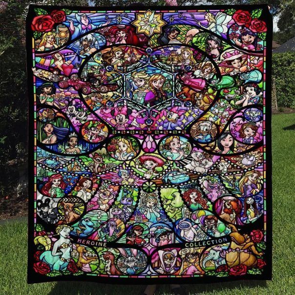 Favorite Disney Characters Quilt Blanket Bedding Set
