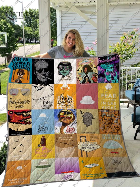 Fear And Loathing In Lasvegas For Fans Quilt Blanket Bedding Set
