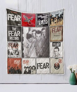 Fear The Fear Record Quilt Blanket