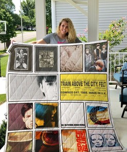 Felt Music Vintage Quilt Blanket Bedding Set for Home Décor