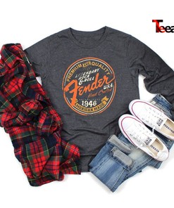 Fender Guitar 1946 Head Music T-Shirt
