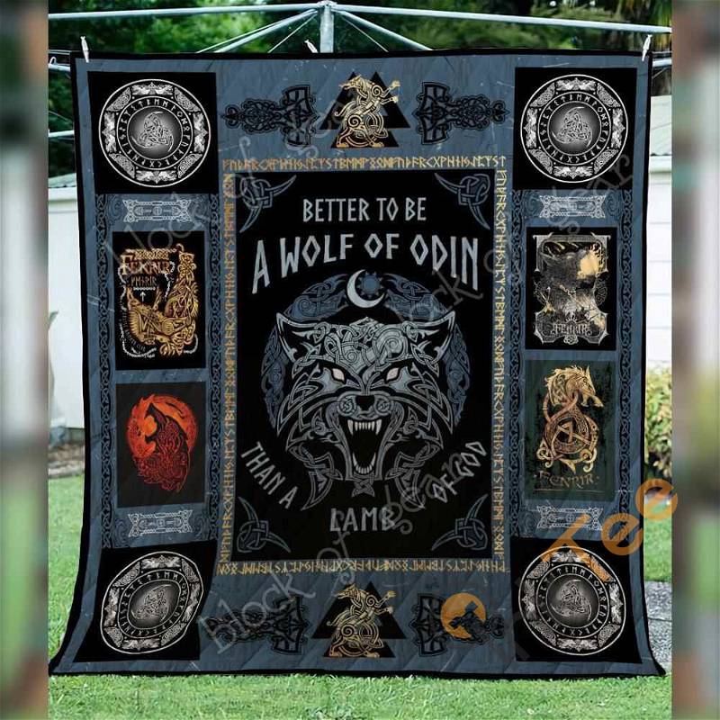 Fenrir – Wolf Of Odin Quilt Blanket Bedding Set