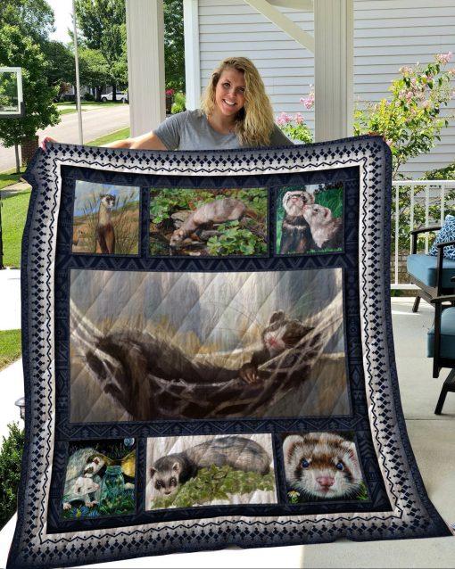 Ferret Quilt Blanket LC5