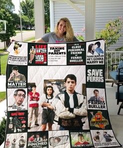 Ferris Bueller's Day Off Collection Save Ferris Quilt Blanket Bedding Set